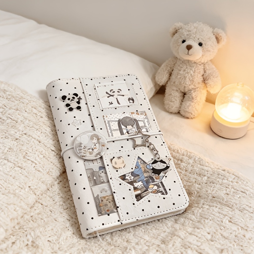 A6 Polka Dot Cloth Binder Note - огляд і ціна Graph Paper Pad