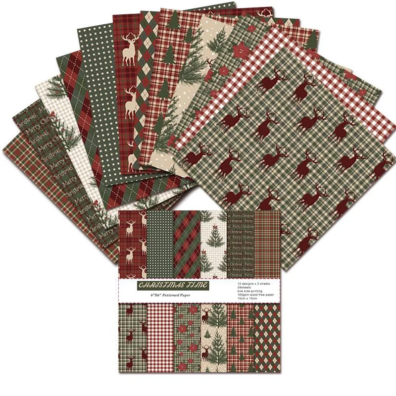 1Set Vintage Merry Christmas S - огляд і ціна Graph Paper Pad