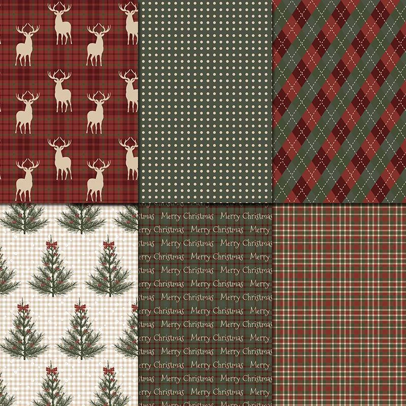 1Set Vintage Merry Christmas S - огляд і ціна Graph Paper Pad
