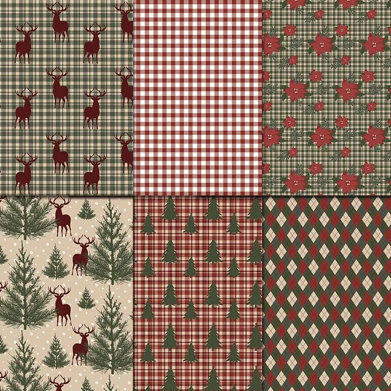 1Set Vintage Merry Christmas S - огляд і ціна Graph Paper Pad