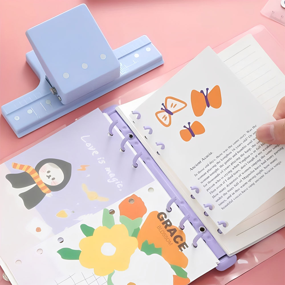 3-hole punch, scrapbook punch, - огляд і ціна Paper Punch 3 Hole