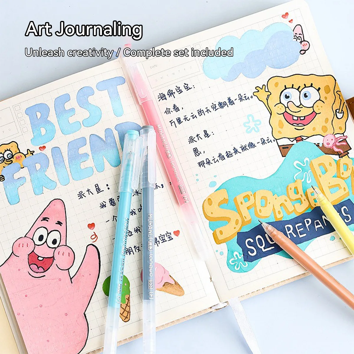 9pcs Set Morandi Color 0.5mm G - огляд і ціна Gel Ink Pen Set