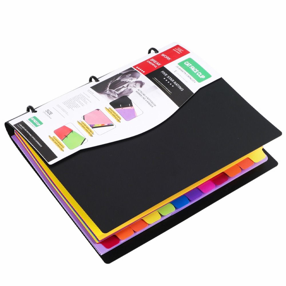 3 Ring Loose-leaf File Folder  - огляд і ціна Paper Punch 3 Hole