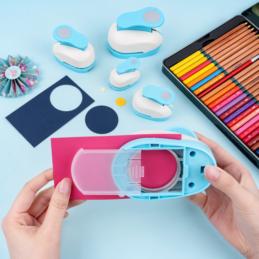 Circle Paper Cutter for Crafts - огляд і ціна Paper Punch 3 Hole