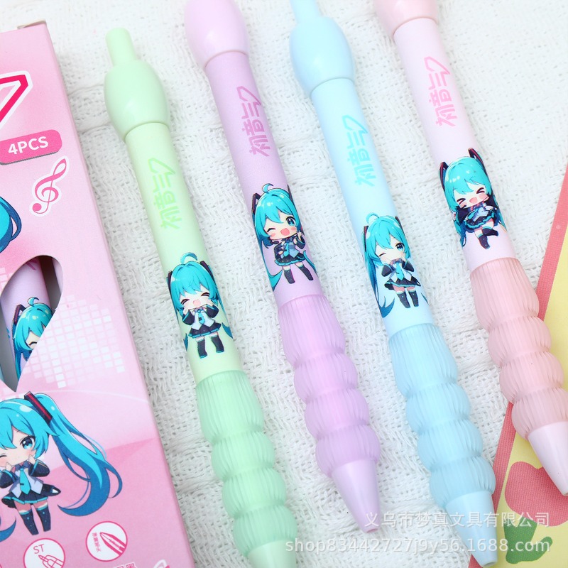 Kawaii Hatsune Miku Gel Pen Cu - огляд і ціна Gel Ink Pen Set