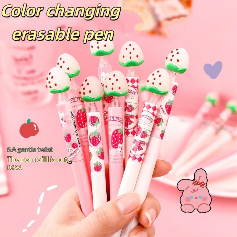 Strawberry Design Erasable Gel - огляд і ціна Gel Ink Pen Set