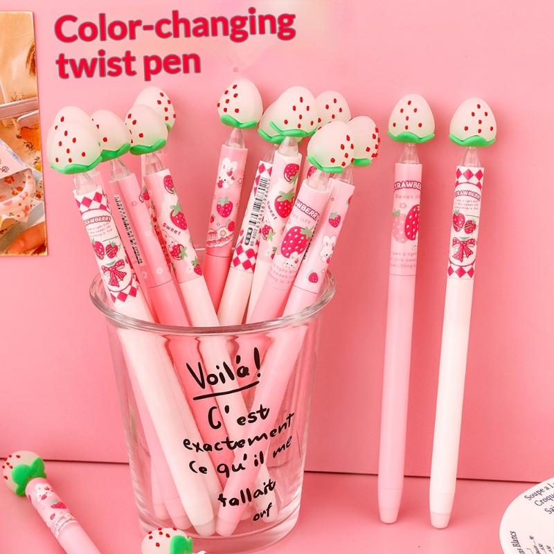 Strawberry Design Erasable Gel - огляд і ціна Gel Ink Pen Set
