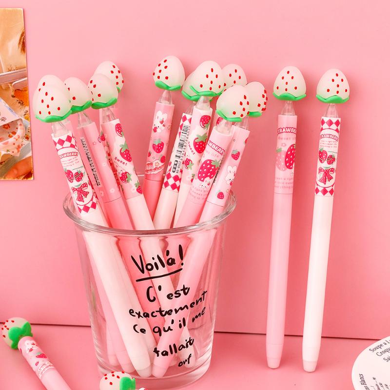 Strawberry Design Erasable Gel - огляд і ціна Gel Ink Pen Set