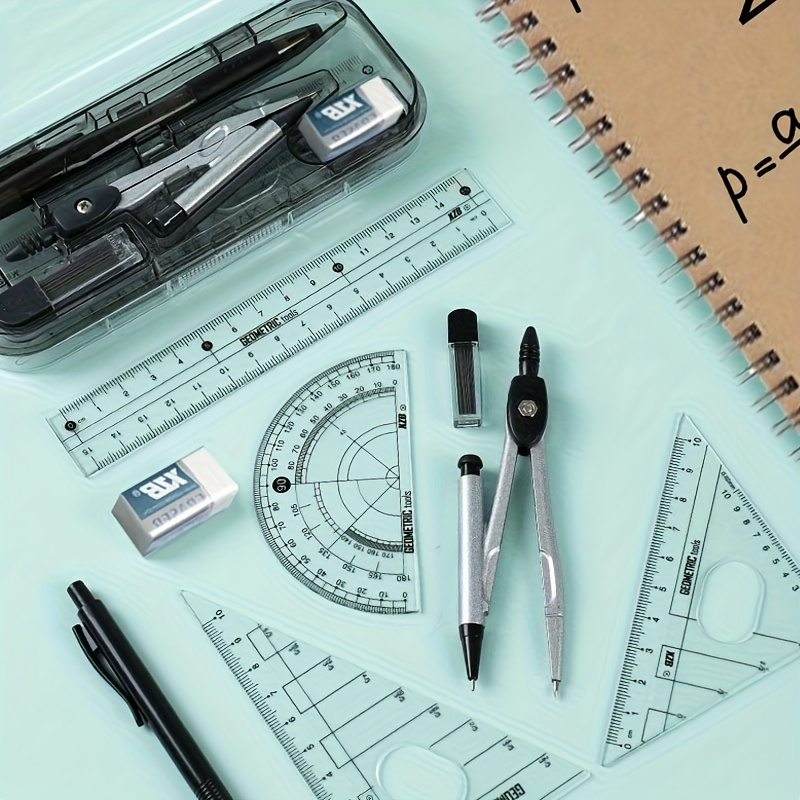 8-in-1 Mathematical Geometry K - огляд і ціна Compass Geometry Set