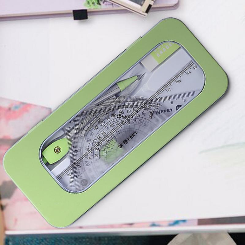 Protractor And Compass Set Mat - огляд і ціна Compass Geometry Set