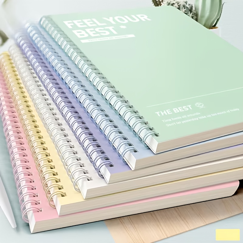 6pcs Spiral Notebook, Simple A - огляд і ціна Graph Paper Pad