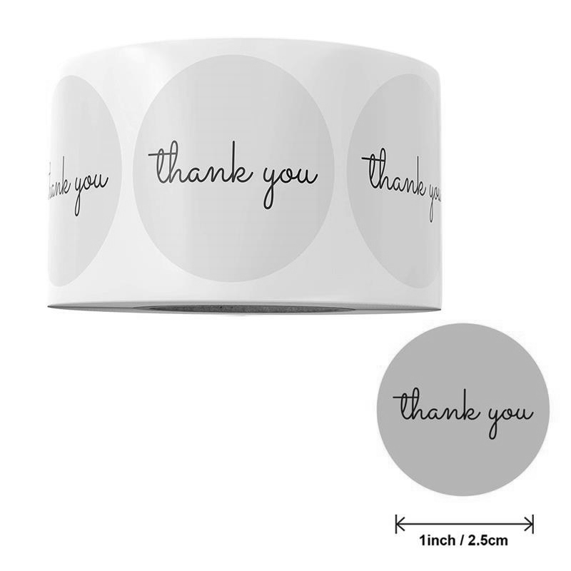 500 Thank You Stickers Roll 25 - огляд і ціна Sticker Label Roll