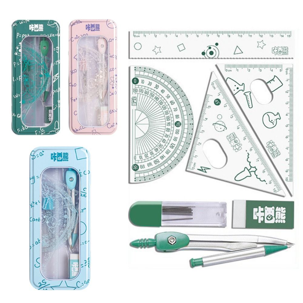 8Pcs/Set Multifunctional Math  - огляд і ціна Compass Geometry Set
