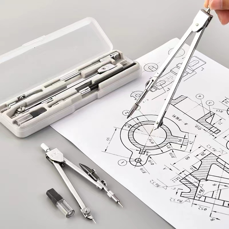 Stainless Steel Drafting Set D - огляд і ціна Compass Geometry Set