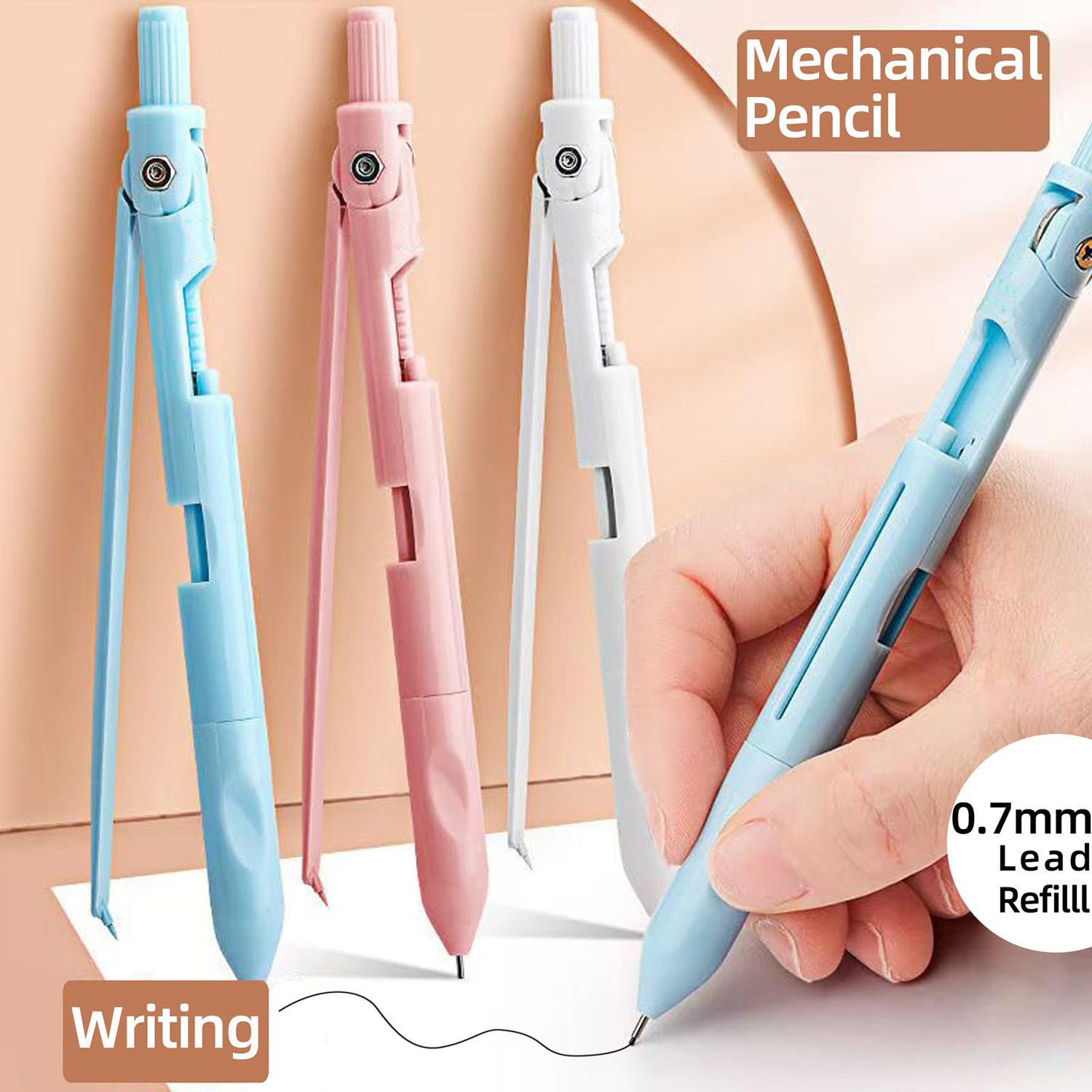 0.7mm Mechanical Pencil Geomet - огляд і ціна Compass Geometry Set