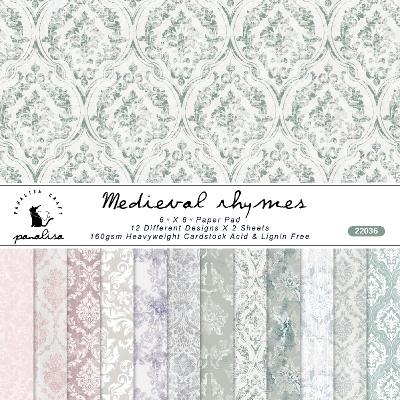 12 Sheet Baroque Pattern Scrap - огляд і ціна Graph Paper Pad