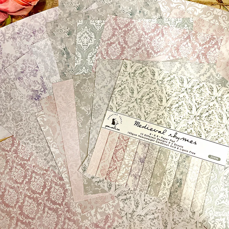 12 Sheet Baroque Pattern Scrap - огляд і ціна Graph Paper Pad