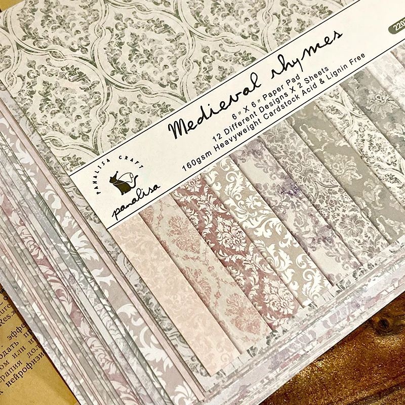12 Sheet Baroque Pattern Scrap - огляд і ціна Graph Paper Pad