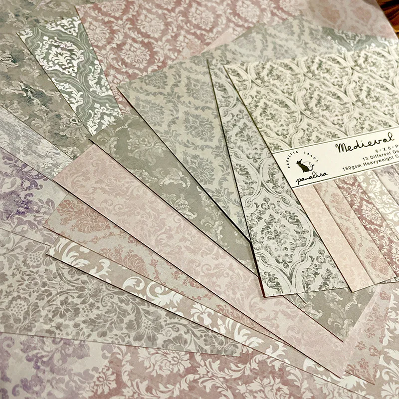 12 Sheet Baroque Pattern Scrap - огляд і ціна Graph Paper Pad