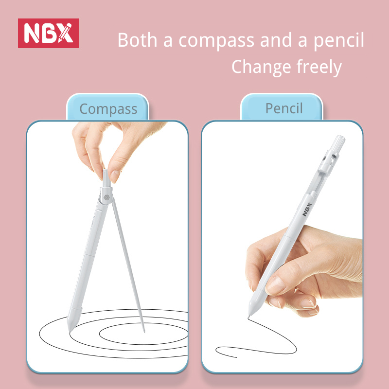 NBX Compass Pencil School Draw - огляд і ціна Compass Geometry Set