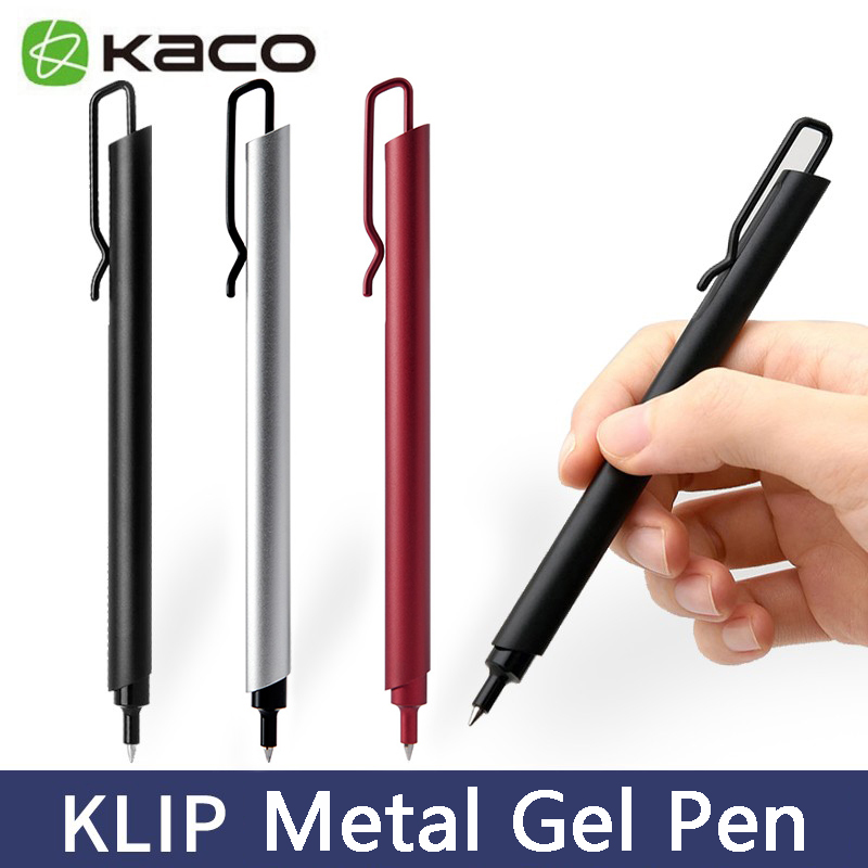 Kaco Metal Gel Pen 0.5MM Black - огляд і ціна Stationery Supplies Business